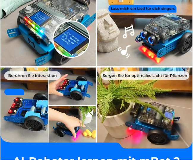 Робот-конструктор Makeblock mBot 2 с искусственным интеллектом